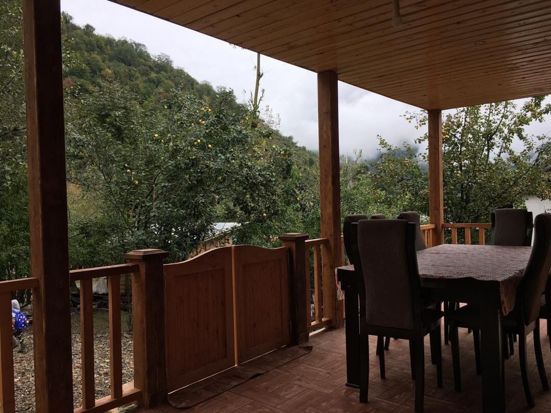 کلبه چوبی طبقه۱